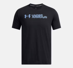 Under Armour Sliced Wordmark 60/40S férfi edzőpóló S fekete