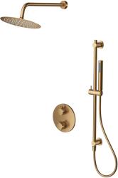 Cersanit Zen zuhany készlet beépített termosztáttal trópusi zuhany opcióval réz S952-050 (S952050)
