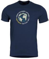 Pentagon Tricou bărbătesc cu mânecă scurtă Globe, albastru închis