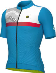 Alé Cycling Férfi Alé Zig Zag kerékpáros mez XL fehér|kék