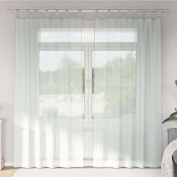 vidaXL 2 db világosszürke voile függönyök rúd zsebekkel (4102208)