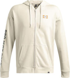 Under Armour Project Rock HWT Full Zip férfi pulóver M bézs