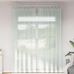 vidaXL 2 db világosszürke voile függönyök rúd zsebekkel (4102210)