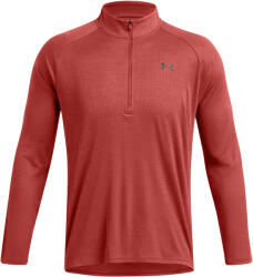Under Armour Férfi Under Armour Tech texturált 1/2 cipzáras hosszú ujjú S vörös