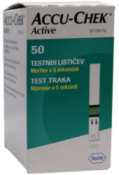 Accu-Chek Active tesztcsík vércukorszintmérő készülékhez 50db