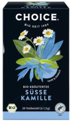 Choice bio gyógynövény tea édes kamilla filteres 20db, 30g
