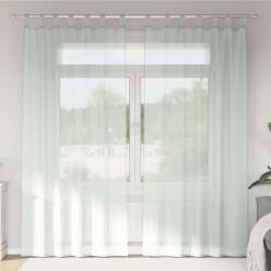 vidaXL 2 db világosszürke voile függönyök rúd zsebekkel (4102209)