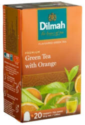 Dilmah zöld tea narancs 20db