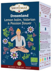 Shoti Maa bio dreamland citrom balzsam, valeriana és golgotavirág tea (16x2g) 16db