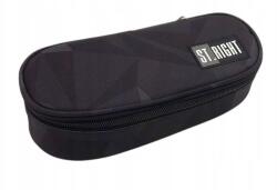 UNIPAP St. Right Fekete ovális tolltartó PC01 23x9, 5x6cm (680854) - jatekshop