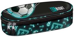 UNIPAP St. Right Neon Football ovális tolltartó PC01 23x9, 5x6cm (681165) - jatekshop