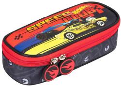 UNIPAP Hot Wheels ovális tolltartó 23x9, 5x6cm (650833) - jatekshop