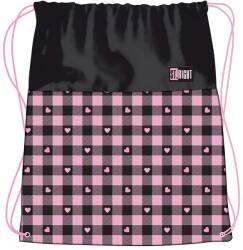 UNIPAP St. Right Pink Checkered tornazsák, sportzsák 43x34cm (680403)