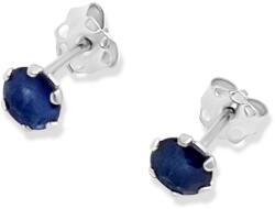 ÉkszerM Fehérarany Fülbevaló Zafír Kővel AU 93468