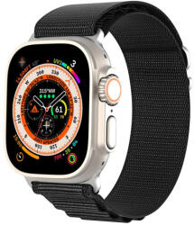Dux Ducis GS nylon Apple Watch 38/40/41mm szíj, fekete - phoner