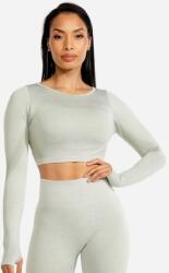 SQUATWOLF Top Sport Marl Seamless Crop Top Ice L