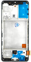 Samsung Galaxy A41 LCD + érintőpanel kerettel, fekete, SM-A415