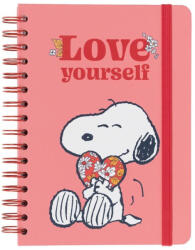 Snoopy Love Yourself A5 jegyzetfüzet90 lap, A5 méret