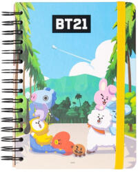  BT21 A5 jegyzetfüzet 90 lap, A5 méret