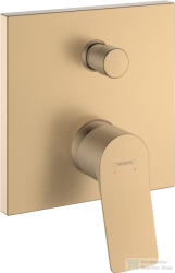Hansgrohe VIVENIS falsík alatti kád/zuhany csaptelep biztonsági kombinációval, szálcsiszolt bronz 75416140 (75416140)