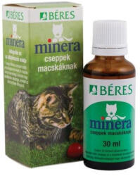 BÉRES Minera Csepp macskának 30ml - Nyomelem-komplex immunerősítő