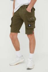 Alpha Industries rövidnadrág zöld, férfi - zöld 31