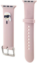 Karl Lagerfeld Karl Head NFT Apple Watch 38/40/41mm szíj, rózsaszín (KLAWMSLKNP) - speedshop