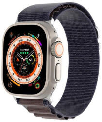 Dux Ducis GS nylon Apple Watch 42/44/45/49mm szíj, sötétkék - speedshop