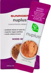 Sunrider Nuplus növényi élelmiszer Áfonyás, 10 x 15g