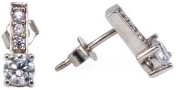 Ékszershop Köves fehérarany bedugós fülbevaló (1307835)