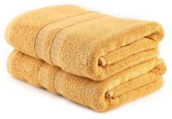 Hobby Home® Set 2 prosoape bambus si bumbac 75x150cm, Hobby Home, Ayliz Galben Mustar Prosop