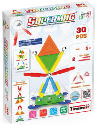 Supermag Projects Multicolor 30 db-os mágneses építőjáték (0650)