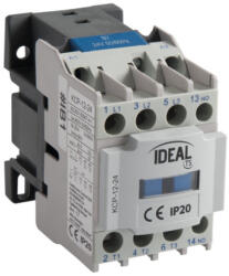 Kanlux 24103 KCP-12-24 Ipari Mágneskapcsoló 12A, 3 záró érintkező, 24V AC 50Hz (Kanlux 24103) (24103)