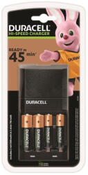 Duracell - 45 perces újratölthető akkutöltő 2xAA, 2xAAA