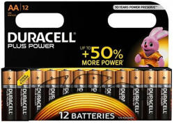 Duracell - Plus Power AA elemek, 12 db, prémium teljesítmény