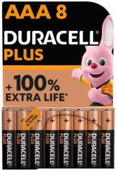 Duracell Plus Power AAA - 8 db prémium alkáli elem