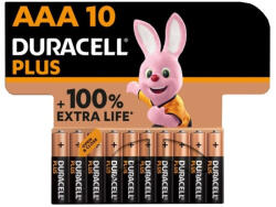 Duracell - Plus Power 100 AAA elemek 10 darabos kiszerelésben
