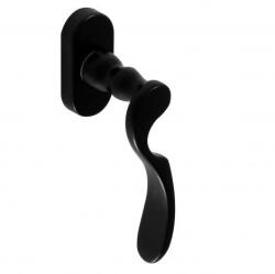 Gomboss/Perfekto MARTIN Fekete szín Nagyalakú Ablakfélkilincs Bukó-nyló jobbos (50-000019-75-J)