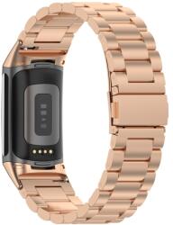  CLASSIC Fém szíj Fitbit Charge 6 ROSE GOLD készülékhez