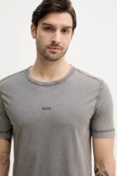 BOSS Orange pamut póló BOSS ORANGE - barna XL