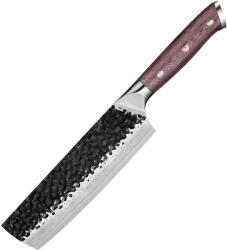 HARAHU Cuțit de bucătărie damasc TE-37523 - Nakiri / Maro KP37523