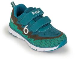 Bugga chlapecké sportovní tenisky HONE Blue/Brown/Green | celoroční dětská obuv na suchý zip | boty s odlehčenou a přilnavou podrážkou - 27