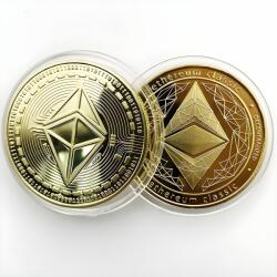HARAHU Monedă Ethereum Classic - Aurie KP13406 Moneda