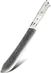 HARAHU Cuțit de bucătărie damasc YU-37514 - Butcher / Alb KP37514
