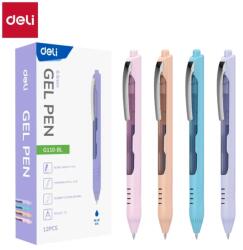 Deli Zselés toll 0, 5 mm kék írásszín többféle színű tolltest Deli 1 db (G110-BL)