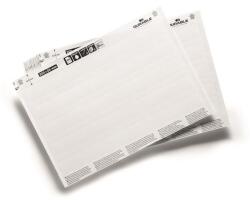 DURABLE Betétlap, 200x17 mm, DURABLE, fehér - 100 lap (DB800002)