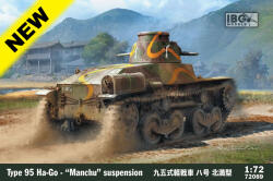 IBG 72089 Type 95 Ha-Go Japanese Light Tank Manchu Suspension 1: 72