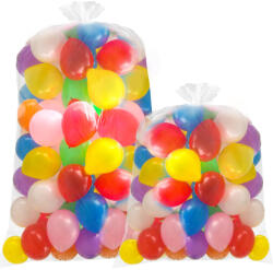  Lufiszállító, léggömbcsokor tartó nylon zsák 50db, nagy (LUFI743216)