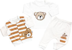 Baby 3részes babaruha szett - Maci 1 Méret: 68 (4-6hó)