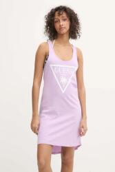 GUESS pamut ruha lila, mini, egyenes - lila S